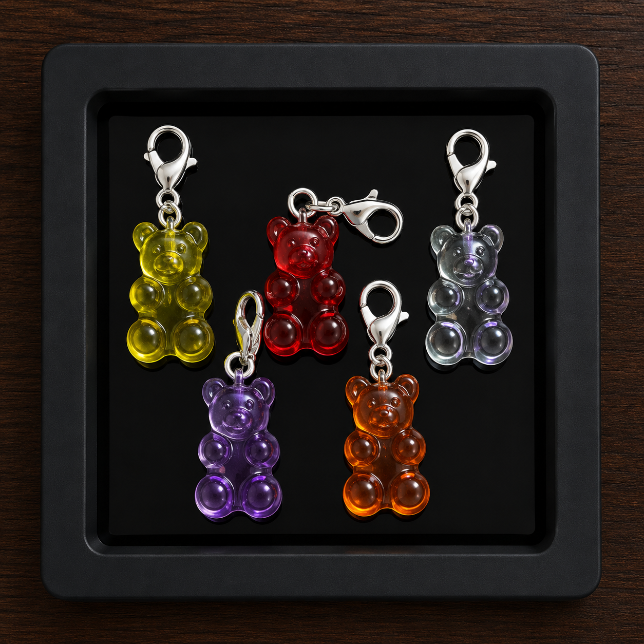 Sweet Mischief Stitch Marker Set (5 markers per set)