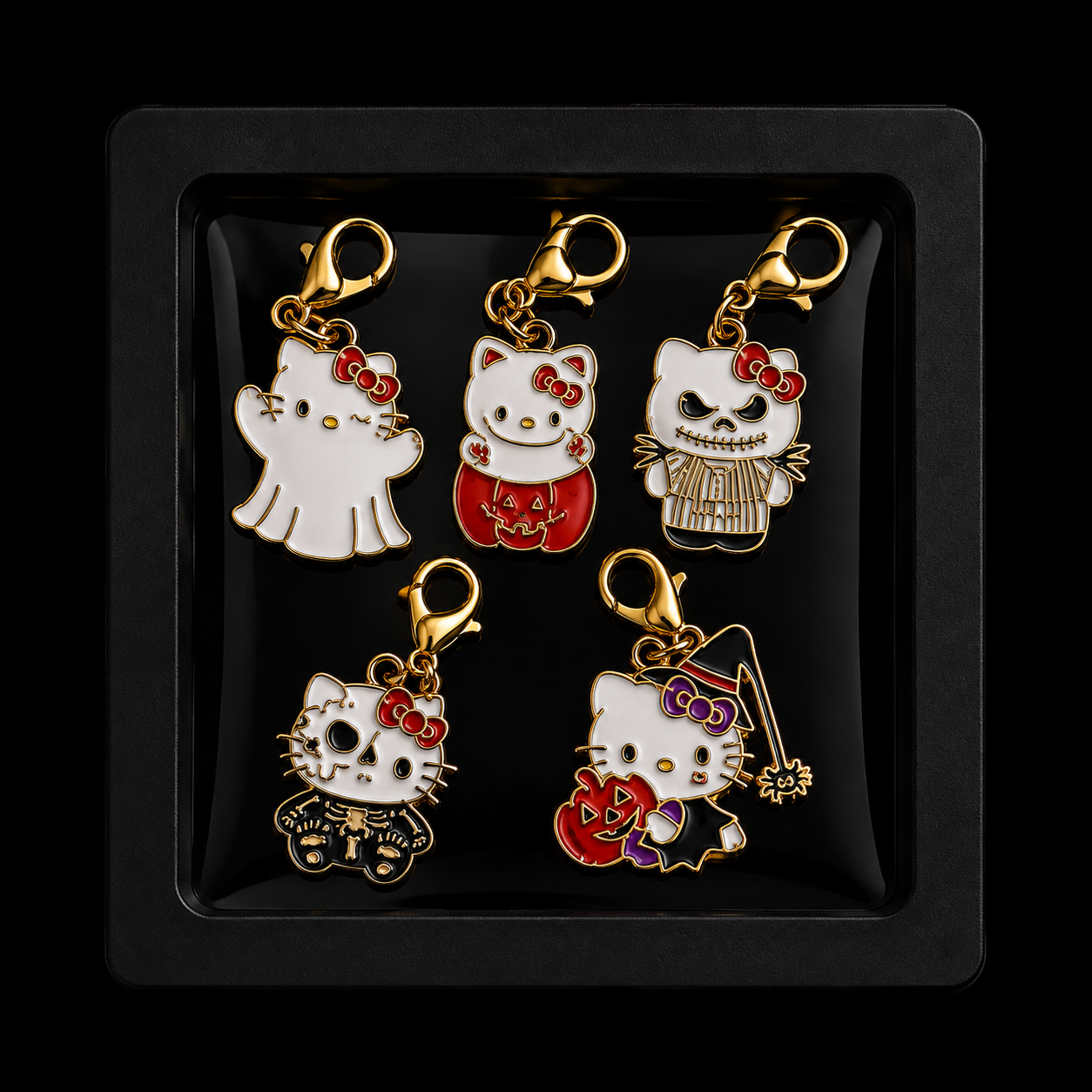 Spooky Season Stitch Marker Sets (5 markers per set)
