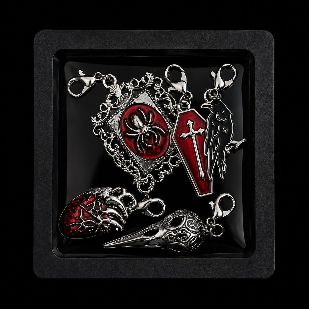 Spooky Season Stitch Marker Sets (5 markers per set)