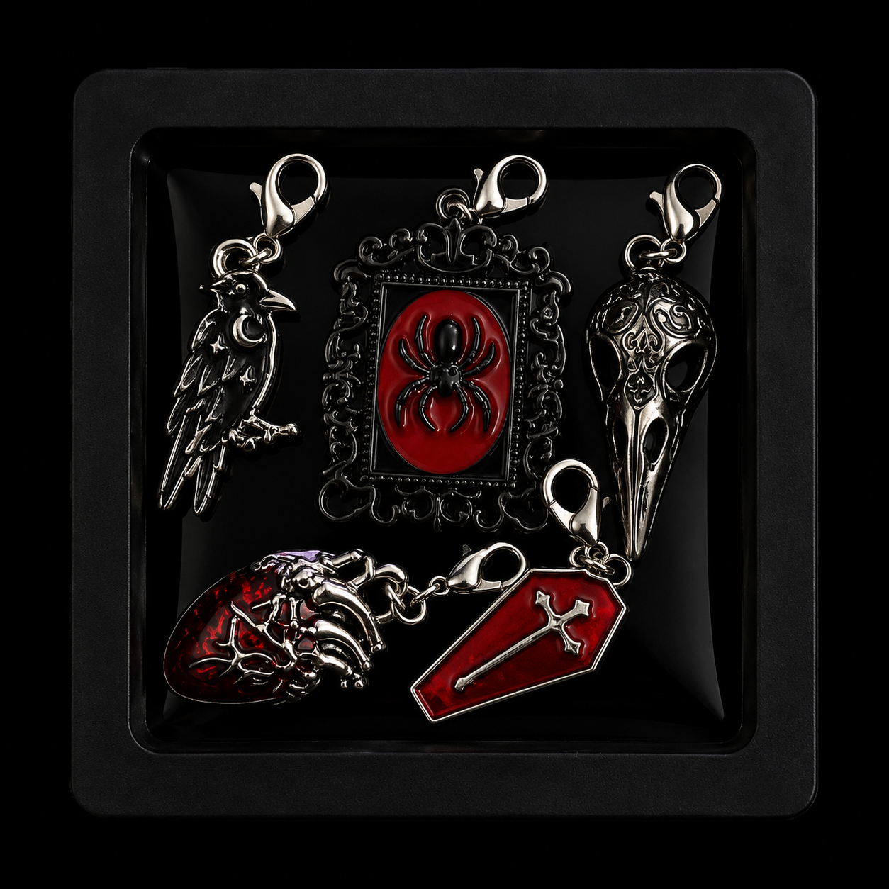 Spooky Season Stitch Marker Sets (5 markers per set)