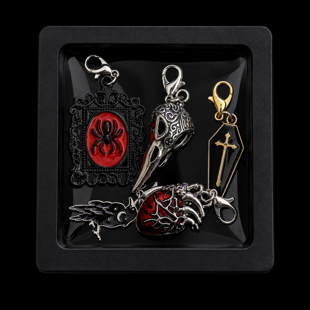 Spooky Season Stitch Marker Sets (5 markers per set)