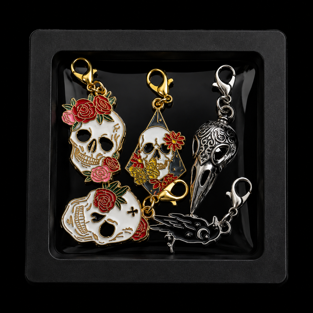 Spooky Season Stitch Marker Sets (5 markers per set)