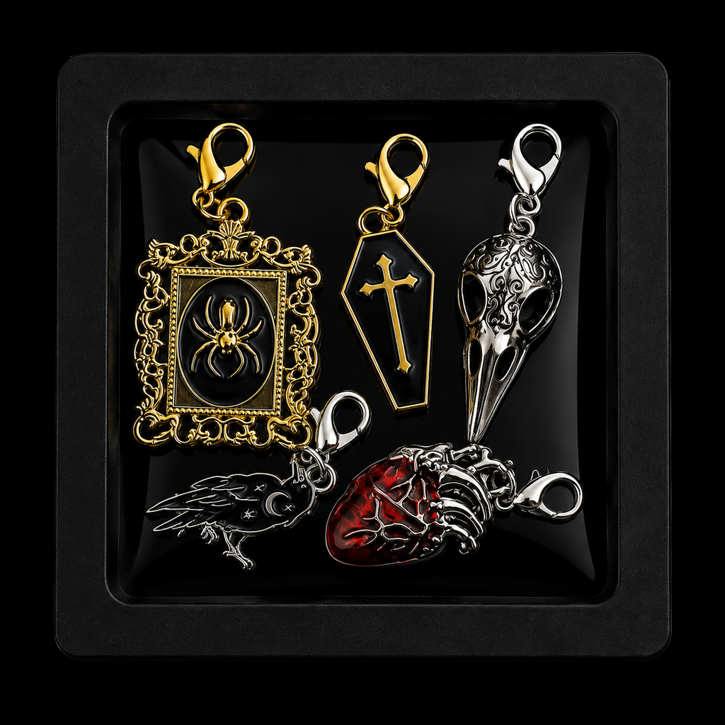 Spooky Season Stitch Marker Sets (5 markers per set)