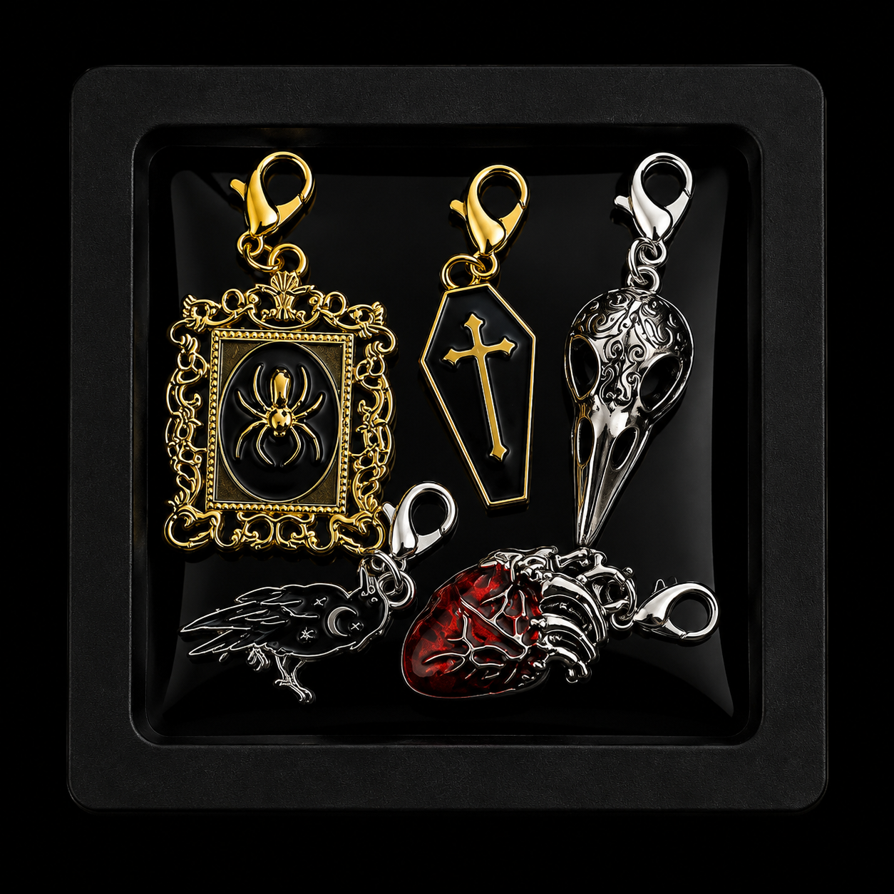 Spooky Season Stitch Marker Sets (5 markers per set)