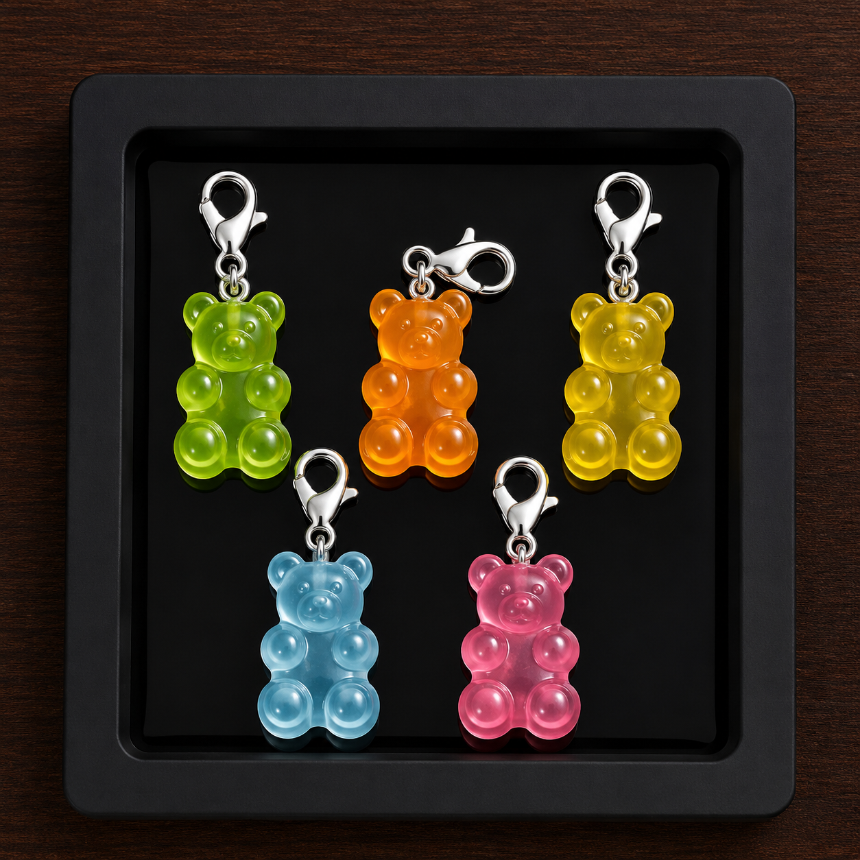 Sweet Mischief Stitch Marker Set (5 markers per set)