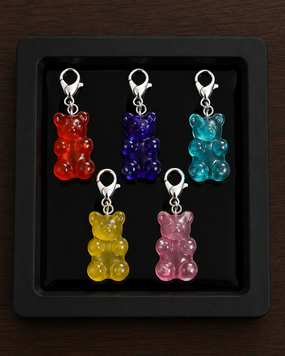 Sweet Mischief Stitch Marker Set (5 markers per set)